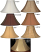 Coolie lamp shade group