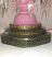 Pink Antique Glass Lamp