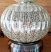 Vintage Speckled Glass Hollywood Regency Lamp