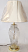 Fronds Cut Vintage Crystal Lamp