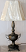 Antique Pewter Vintage Lamp 