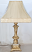 Vintage Ornate Gold & Marble Lamp