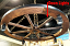 24" Wagon Wheel Chandelier w/Down Lights