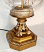 Vintage Crystal & Brass Lamp