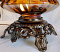 Carnival Glass Hollywood Regency Lamp 