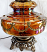 Carnival Glass Hollywood Regency Lamp 