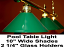 Billiard table glass shade fitter