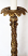 Ornate Brass Candlestick Lamp