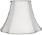 White Bell Silk lamp Shade