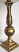 Antique Gold Lamp 28"H 