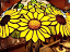 Sunflowers Tiffany Lamp Shade