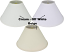 Coolie Homespun Linen Lamp Shades w/Trim
