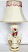 Vintage Porcelain Swans Lamp