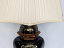 Black Porcelain Lamp Highly Decorated