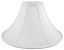 White Bell Silk Coolie Lamp Shade