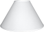 White Linen Coolie Lamp Shade