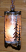 Silver Mica light w/rust patina metal