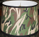 Camouflage drum lamp shade