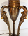 Antique Brass Rams Head Lamp