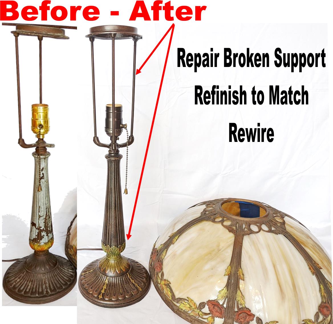Slag Lamp Repair & Refinish 