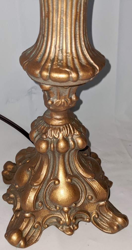Vintage Antique Gold Lamp
