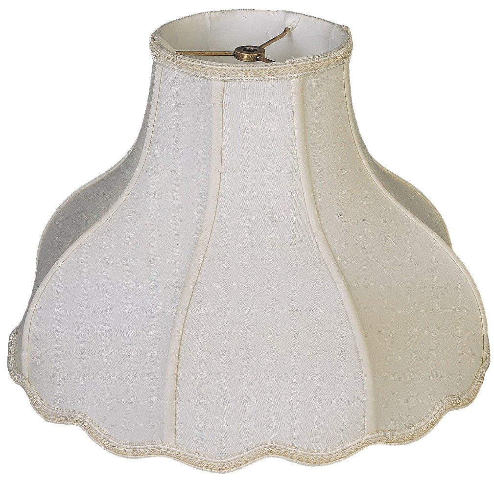 Umbrella Bell Victorian Silk Lamp Shade 16-20"W