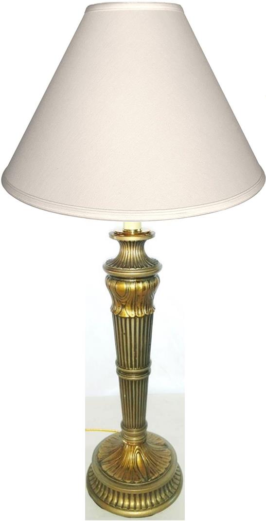 Antique Brass Lamp 26"H - Sale !