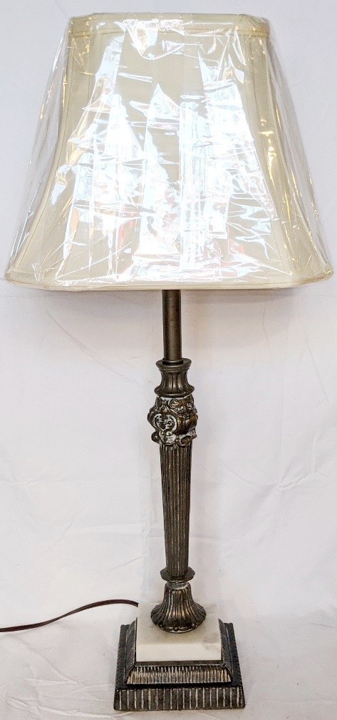 Vintage Charcoal Ash Lamp 27"H - SOLD