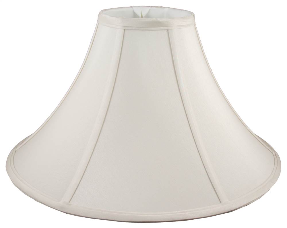 Bell Silk Coolie Lamp Shade Cream, White 22"W - Sale !