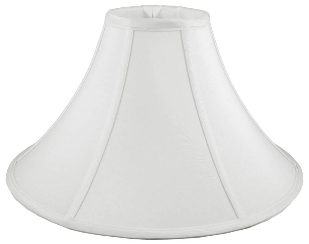 White Bell Silk Coolie Lamp Shade 16-24"W - Sale !
