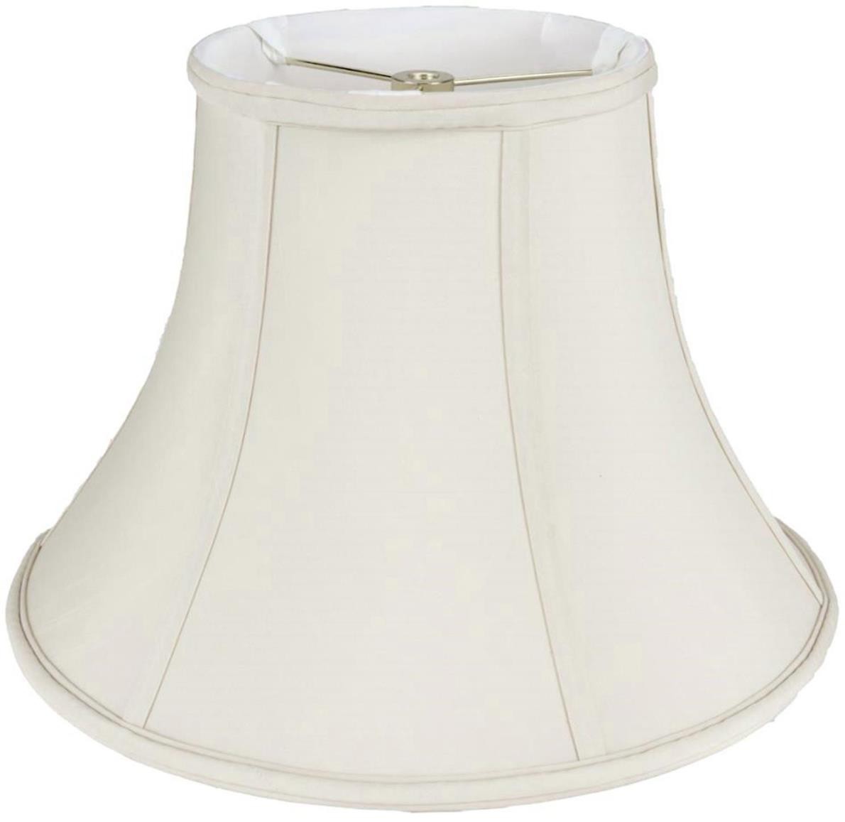 Bell Silk Lamp Shade Cream, White, Black, Beige 8-20"W
