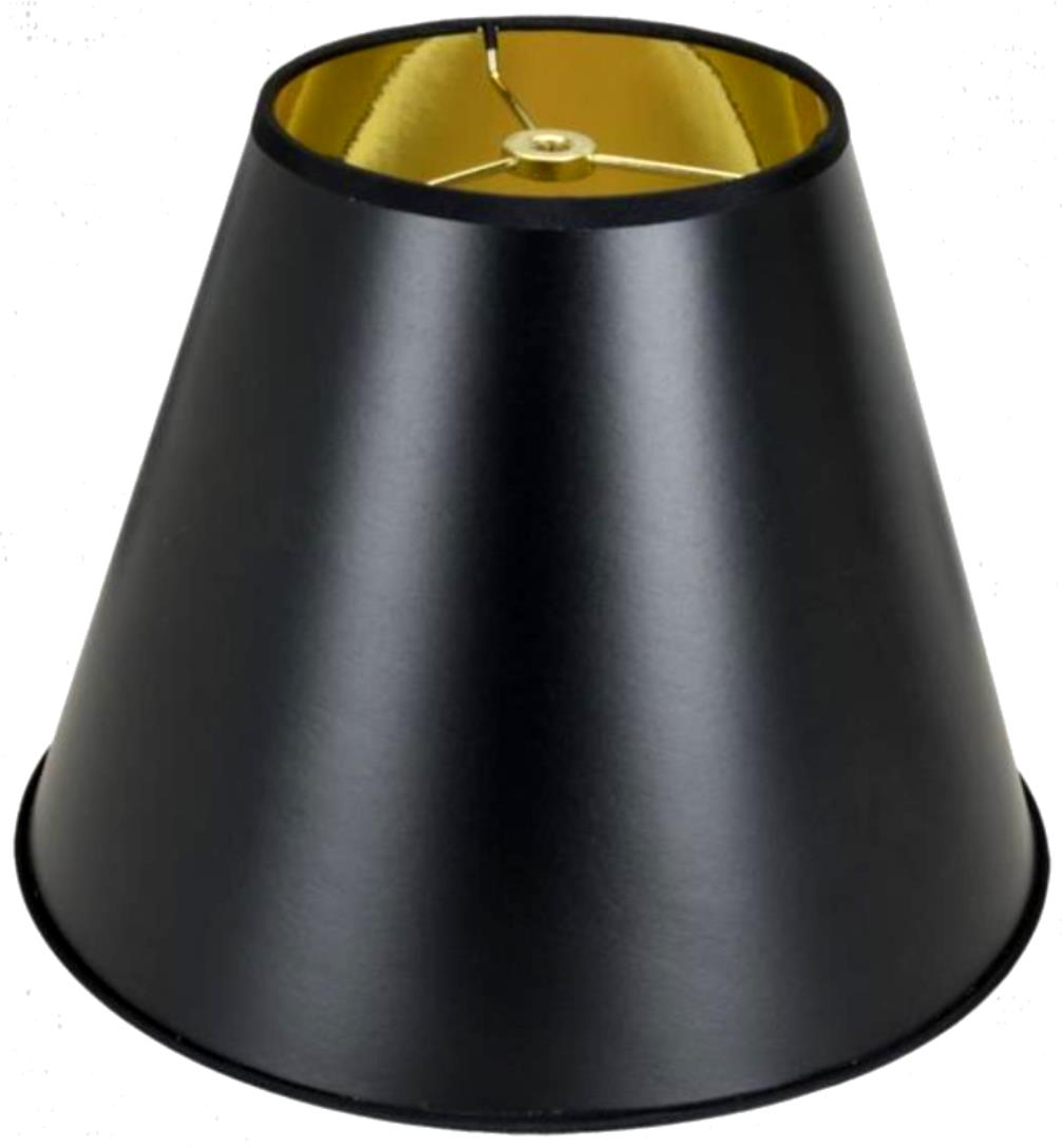 Empire Tapered Black Paper Lamp Shade 8, Buffet Lamp Shades Clip On