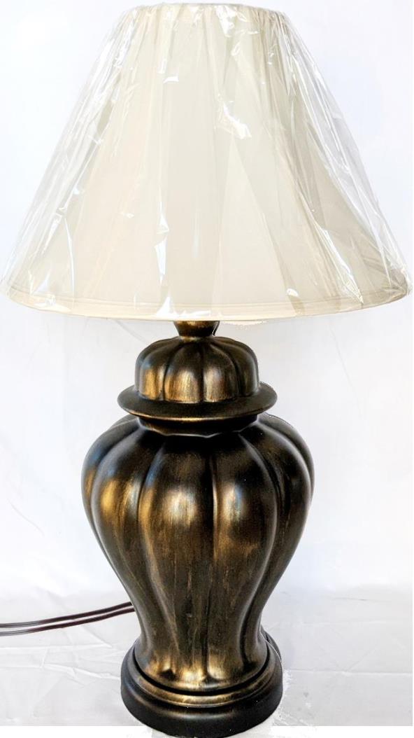 Bronze Lamp Gold Brushed 27"H - Sale !