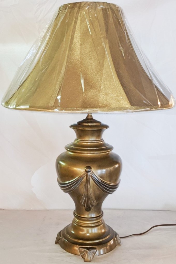 Burnished Brass Lamp 27"H - Sale !