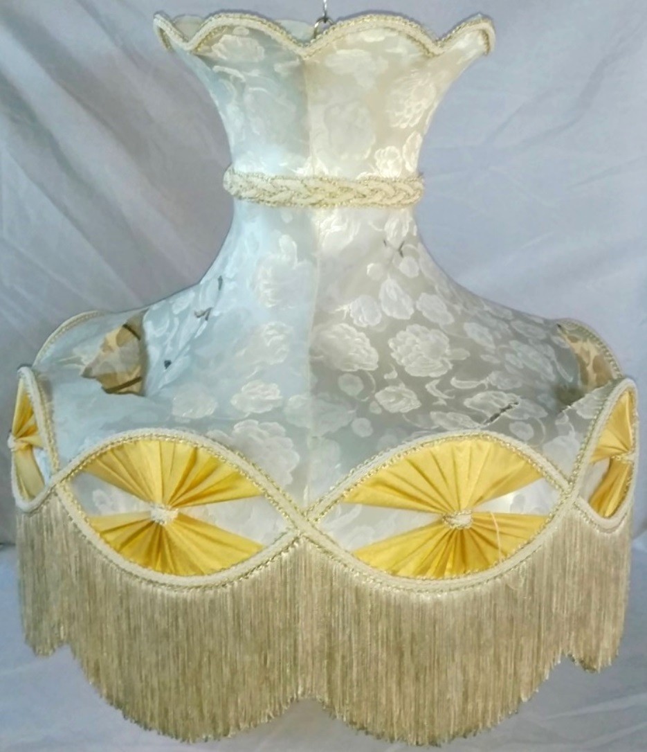 Capodimonte Lamp Shade Recover Project