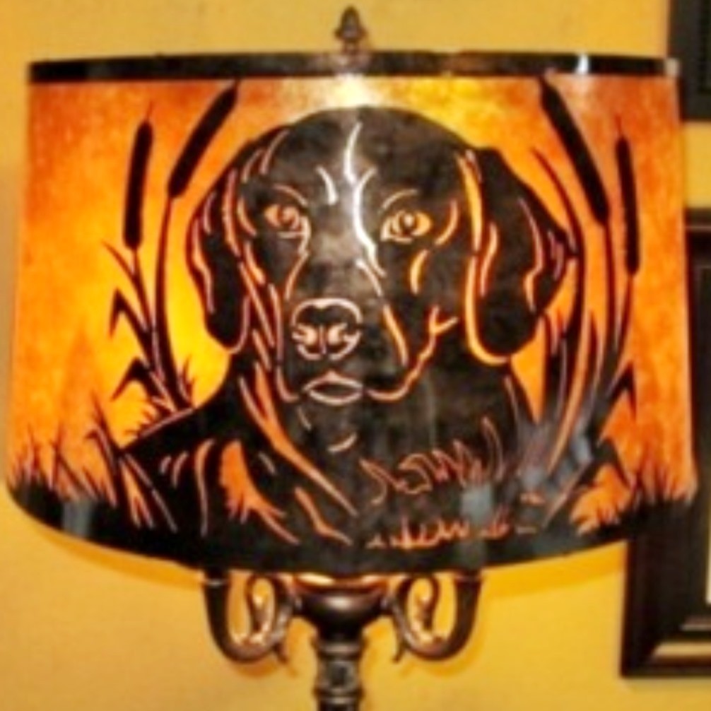 Mica Lamp Shade with Pet Image