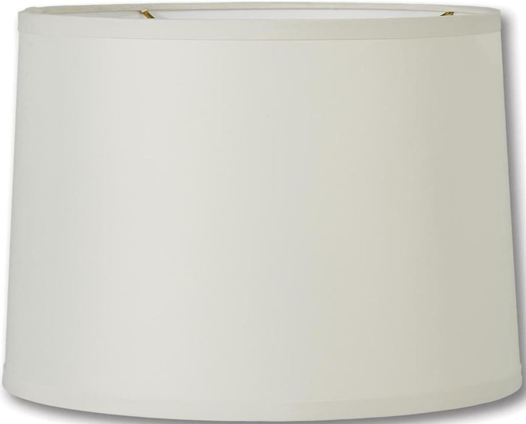 Linen Drum Lamp Shade Cream or White 12"W - Sale !