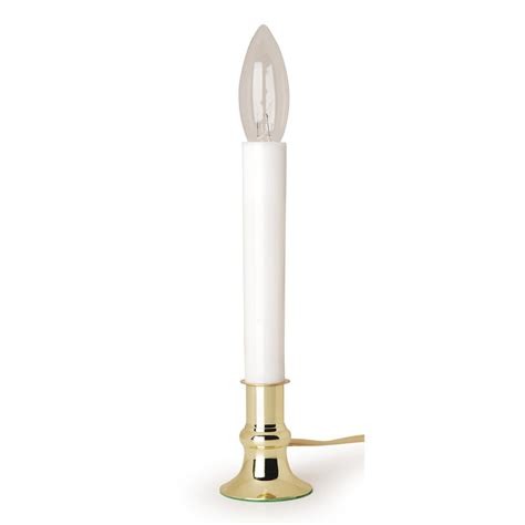 Electric Brass Candlestiick Lamp 9"H - Sale !