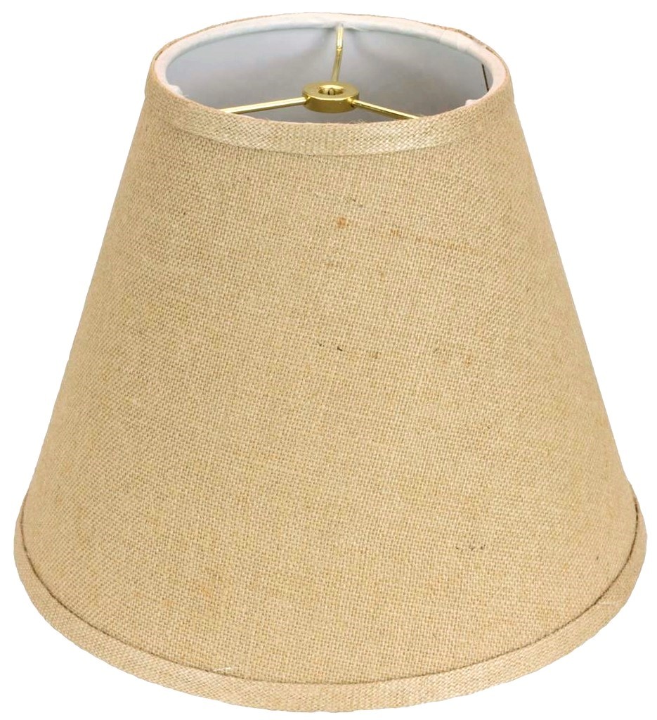 Burlap Lamp Shade 14-18"W