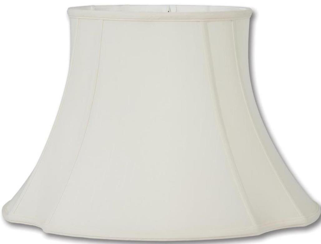 French Oval Silk Lamp Shade 8-20"W