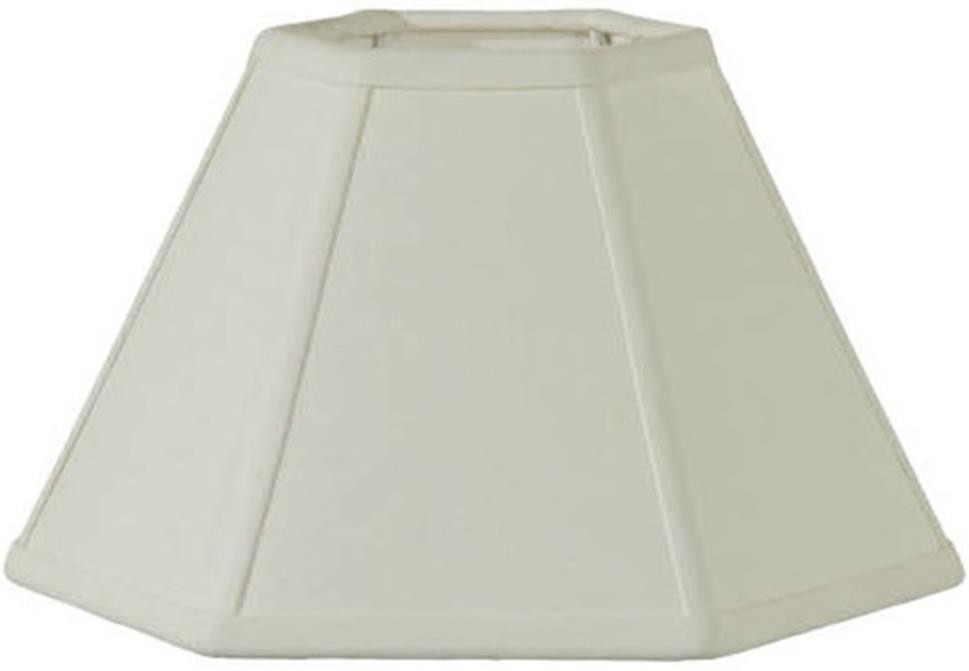 Hexagon Chimney Shade For Hurricane Lamps 12"W - Sale !