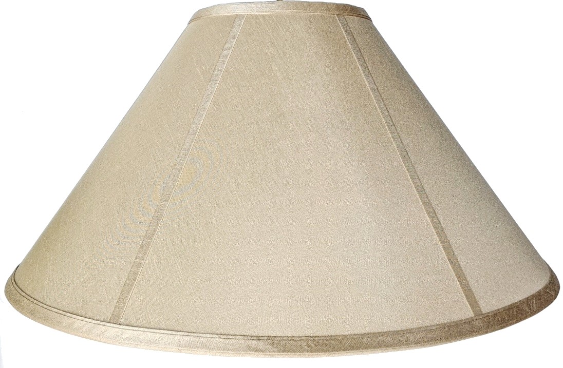 Golden Linen Coolie Lamp Shade 22"W - Sale !