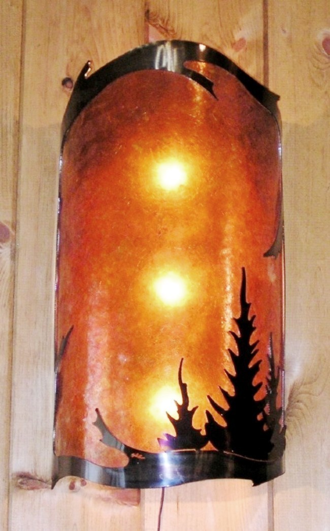 Mica Wall Sconce Light, Custom Sizes