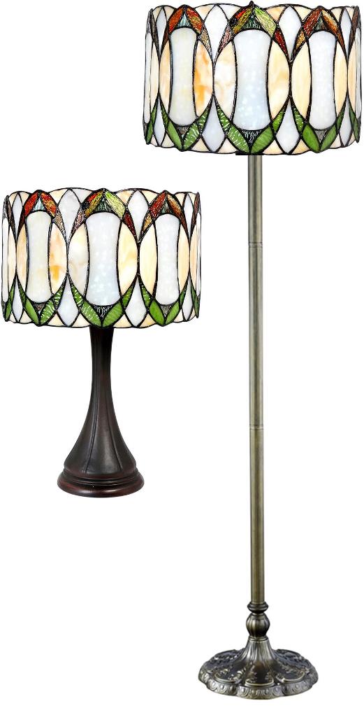 Modern Tiffany Table or Floor Lamp Drum Shades - Sale !