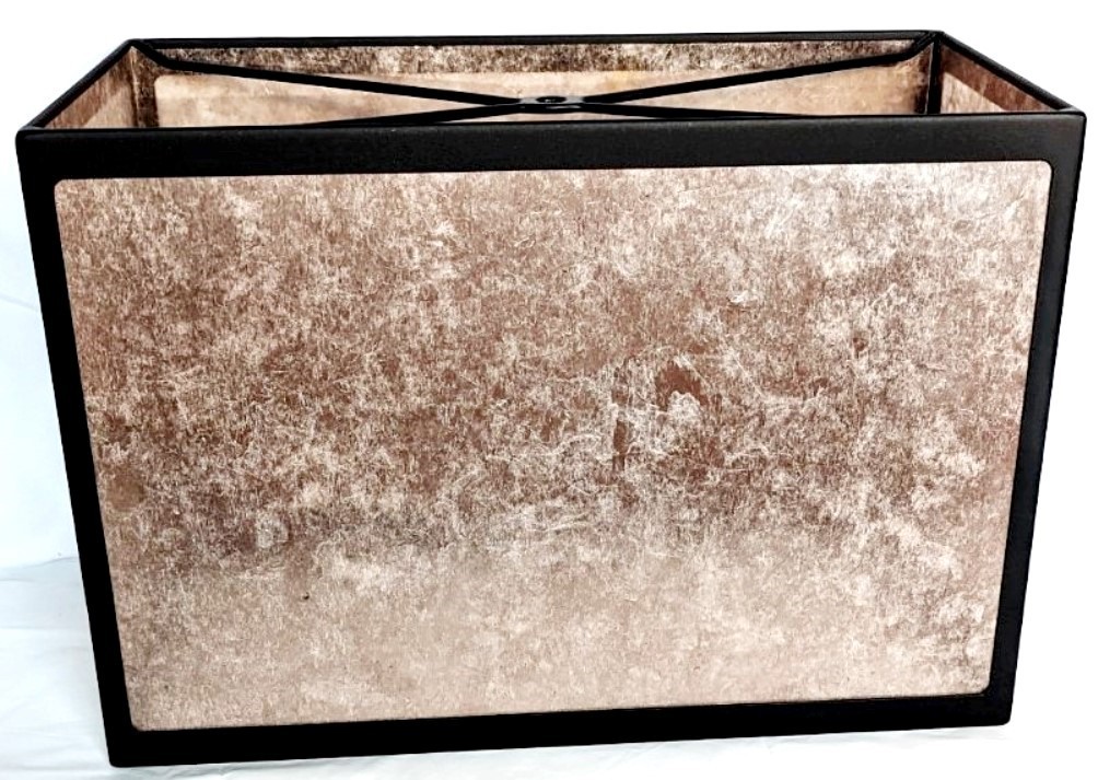 Rectangle Silver Mica Shade - Any Size