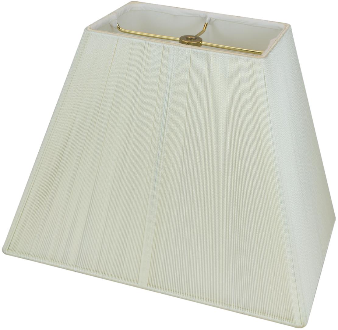 Tapered Rectangle String Lamp Shade Off White 14-16"W
