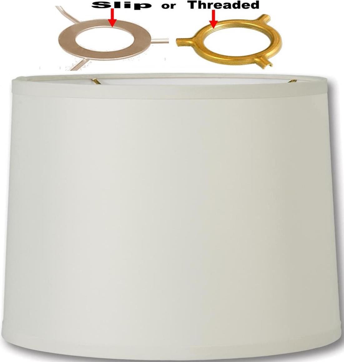Cream Linen UNO Lamp Shade 10-18"W - Sale !