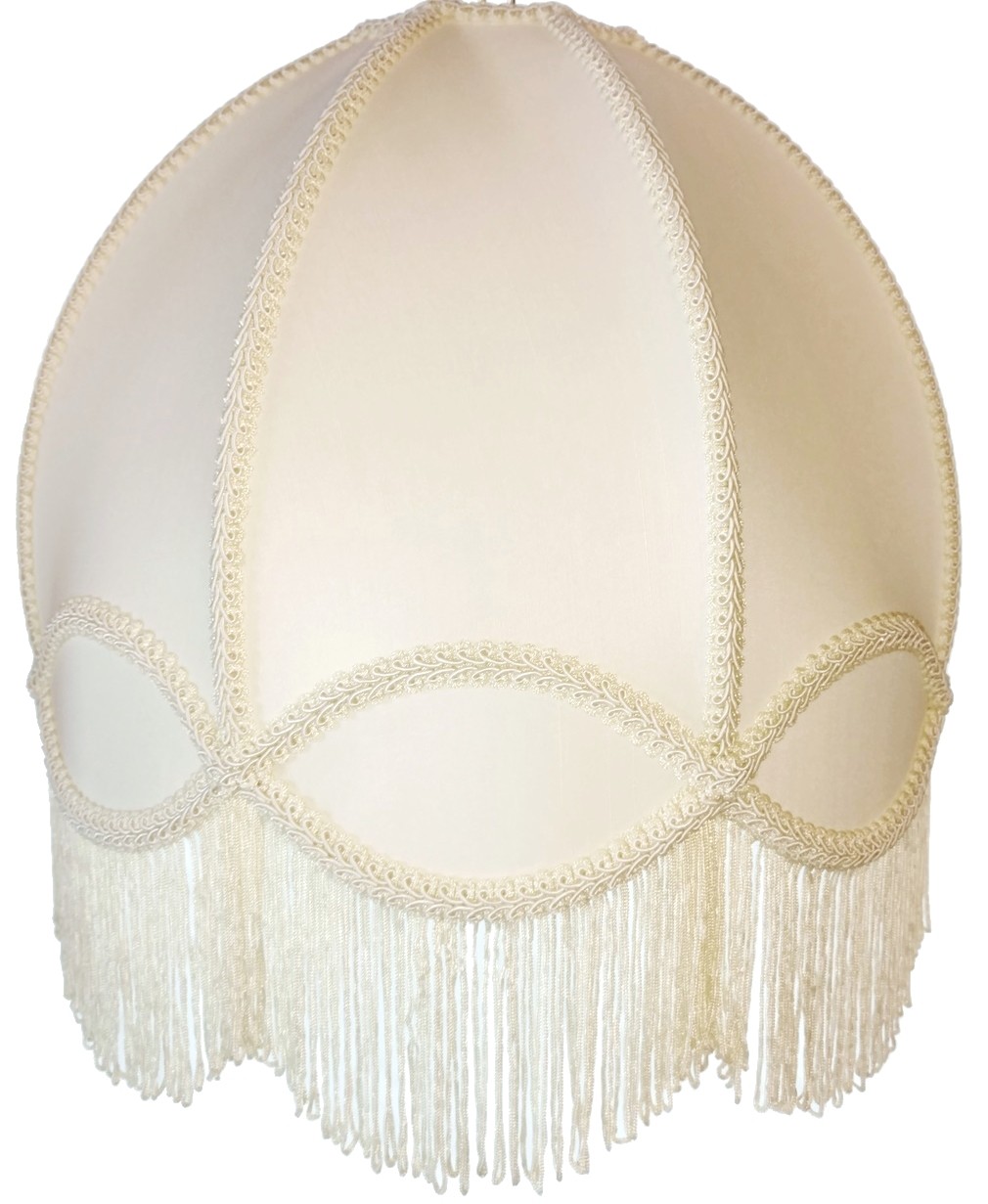 Victorian Dome Silk Lamp Shade 14"W - Sale !