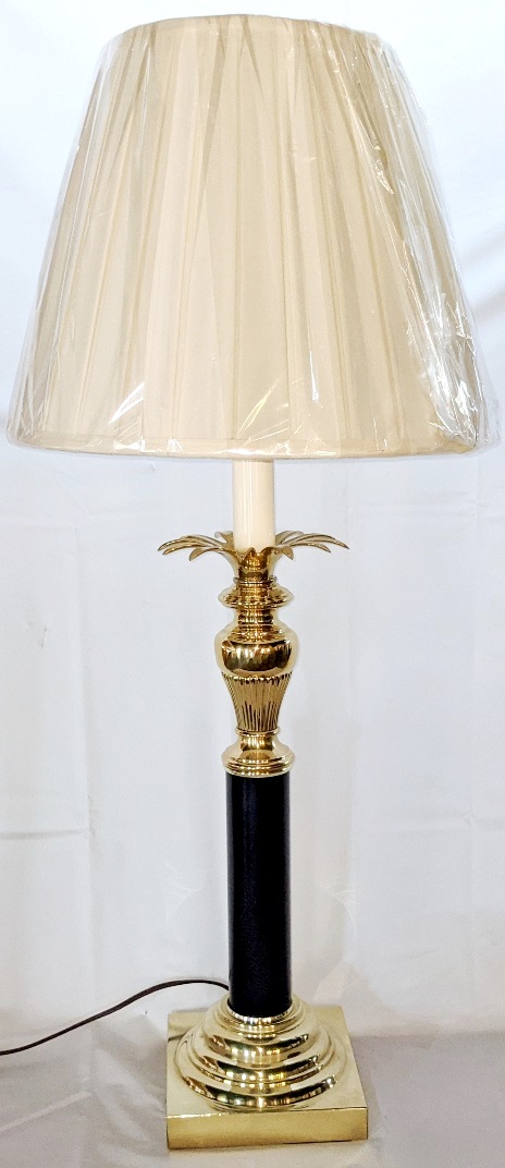 Vintage Brass Candlestick Lamp 31"H - Sale !