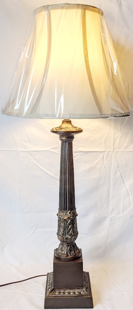Classic Bronze Lamp 32"H - Sale !